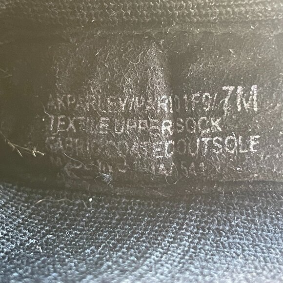 Anne Klein Black Knit Sock Wedge Ankle Boots Women’s 7M | Slip-On Comfort Bootie - Picture 8 of 8